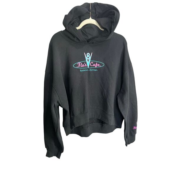 Disney Pixar Tops - Disney Parks Cars Radiator Springs Flos Cafe Women Hoodie Oversized XL Comfort